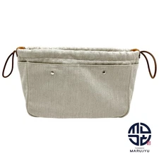 Hermes Pouch Foolbi 25 Natural Fove Bag in Accessory X engraved Used MARJ-0
