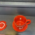 Temp-tations Doodle Doo 20-oz Mug w/ Lid It, Spoon & Coaster in Red — photo 10