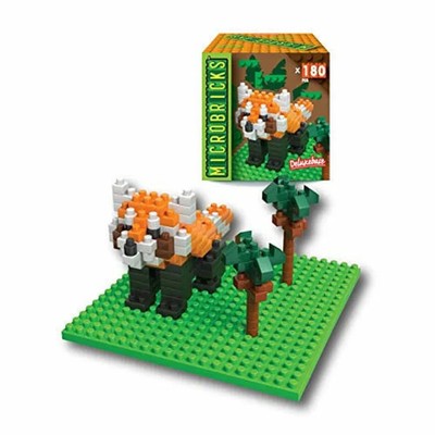 Microbricks Red Panda 180 Stück Blöcke - Nano - Micro Bricks Gebäude - Neu & Versiegelt