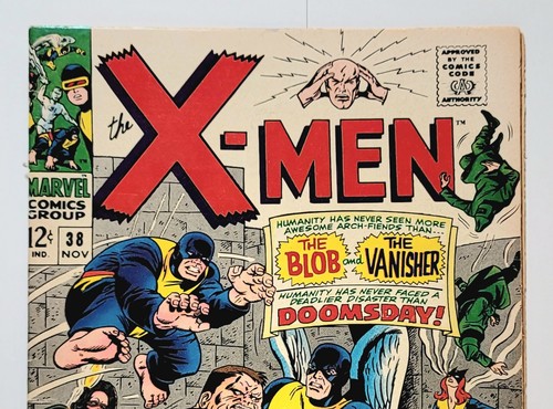 1967 Uncanny X-Men #38 The Blob Vanisher Don Heck Stan Lee XMen Origins ~VG+-FN - Picture 5 of 16