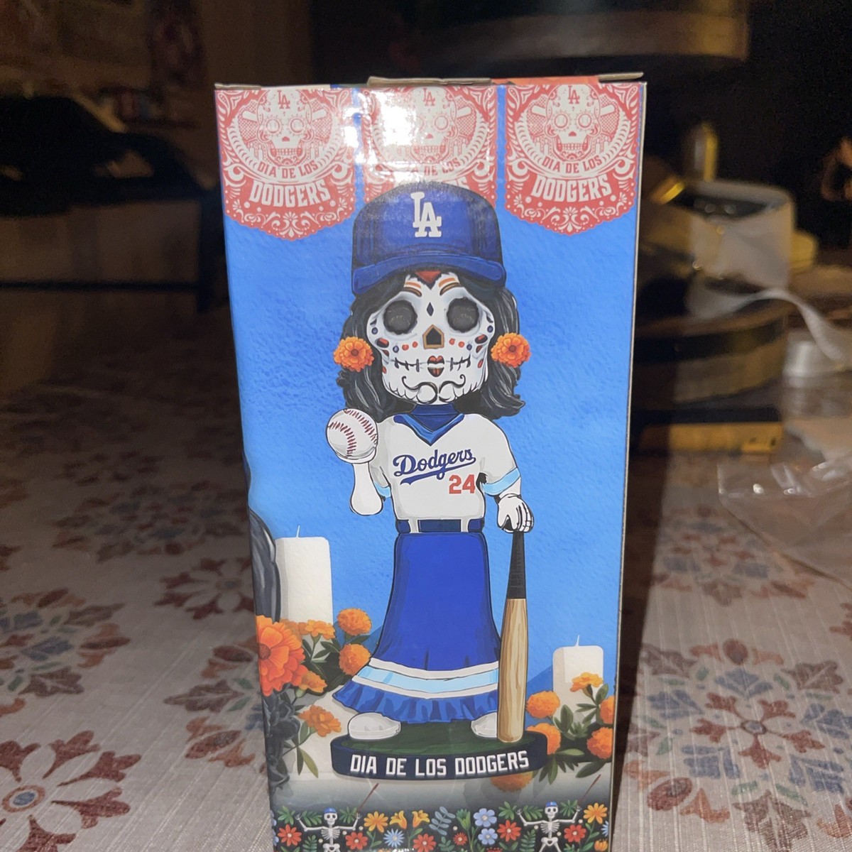 9/24 ドジャース　ボブルヘッド　DIA DE LOS DODGERS Dia De Los Dodgers Sugar Skull Bobblehead 2024 SGA 9/24 | eBay