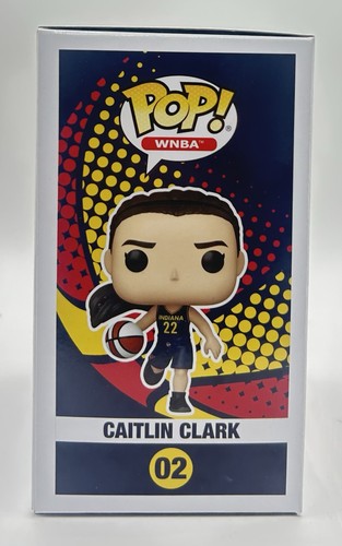 Caitlin Clark Signed Funko Pop 02 Indiana Fever Autographed Beckett BAS COA - Picture 5 of 6