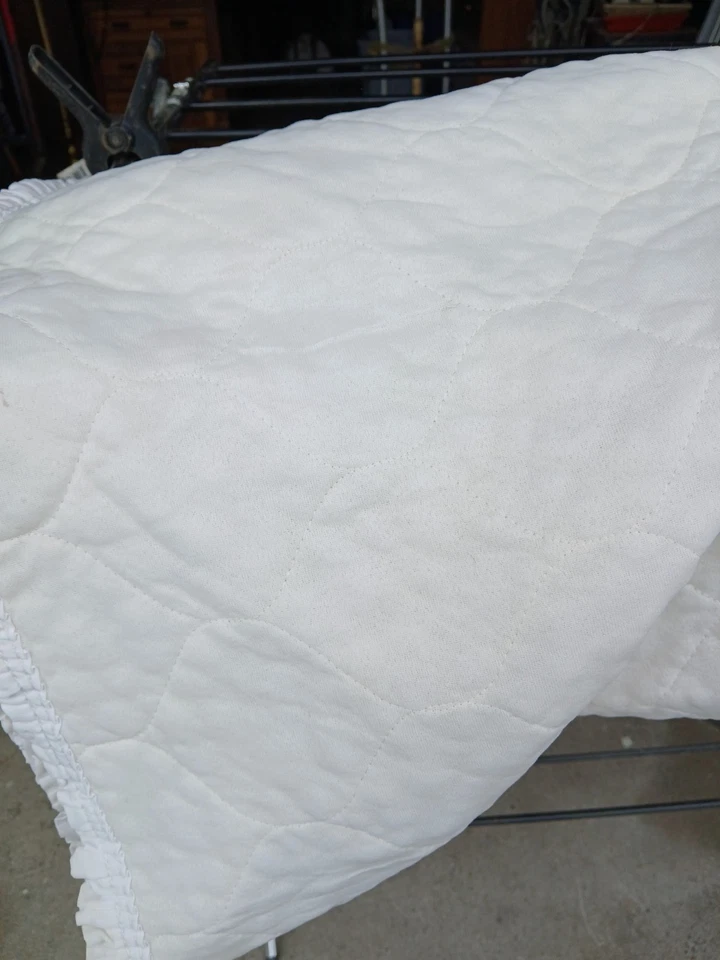 Manta bebé acolchada vintage 40 X33 bloques con diseño de rayas Foto 4 de 4