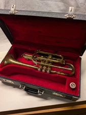 Vintage Bundy Trumpet by H. Selmer - Designed by Vincent Bach - With Case