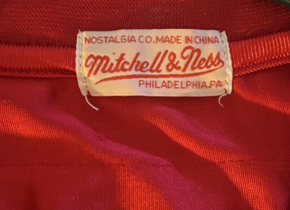 Camiseta San Francisco Jerry Rice Talla XL Roja Mitchell & Ness Throwbacks 1996 Foto 4 de 4