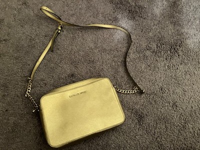 Gold Michael Kors Crossbody Purse