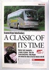 SCANIA Irizar Intercity Coach Commercial Vehicle Sales Brochure 1997 Road Test