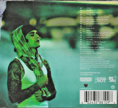 Justin Bieber, Justice, NEW! CD 17 Tracks Alt. Cover Def Jam