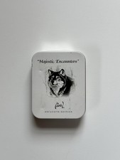 Avon Majestic Encounters Wolf Pocket Watch Al Agnew Exclusive Edition