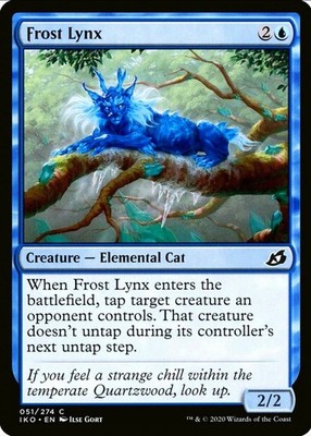  X 1 Frost Lynx NM-M Ikoria 051 MTG Magic The Gathering 