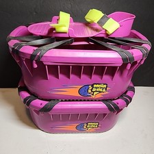 Vintage 1989 Moon Shoes Anti-Gravity Trampoline Big Time Toys Purple