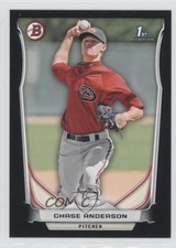 2014 Bowman Prospects Black 59/99 Chase Anderson #BP62 0a1