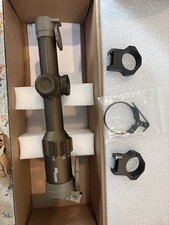 Sig Sauer Tango6T 1-6X24mm FFP Horseshoe FDE with Flip-Back Caps Refurbished