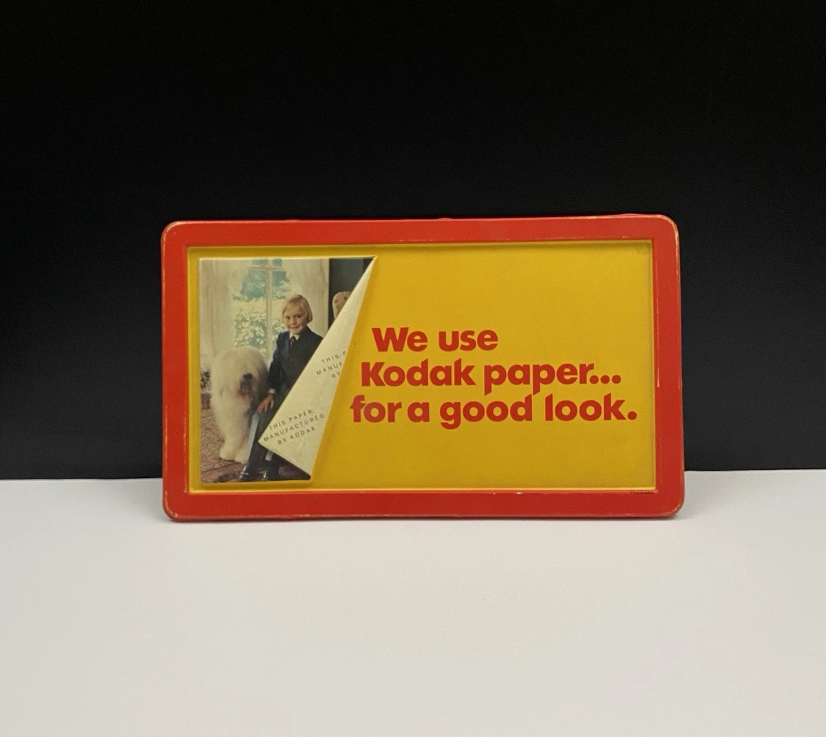 Kodak Poster Indiana Original Advertising Signs (1930-1969) for