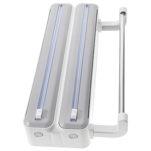 Paper Towels Holder Kitchen Wrap Organizer Foil and Plastic Dispenser ...