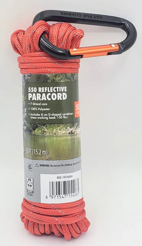 Equipo para exteriores Ozark Trail 550 reflectante Paracord Foto 3 de 3