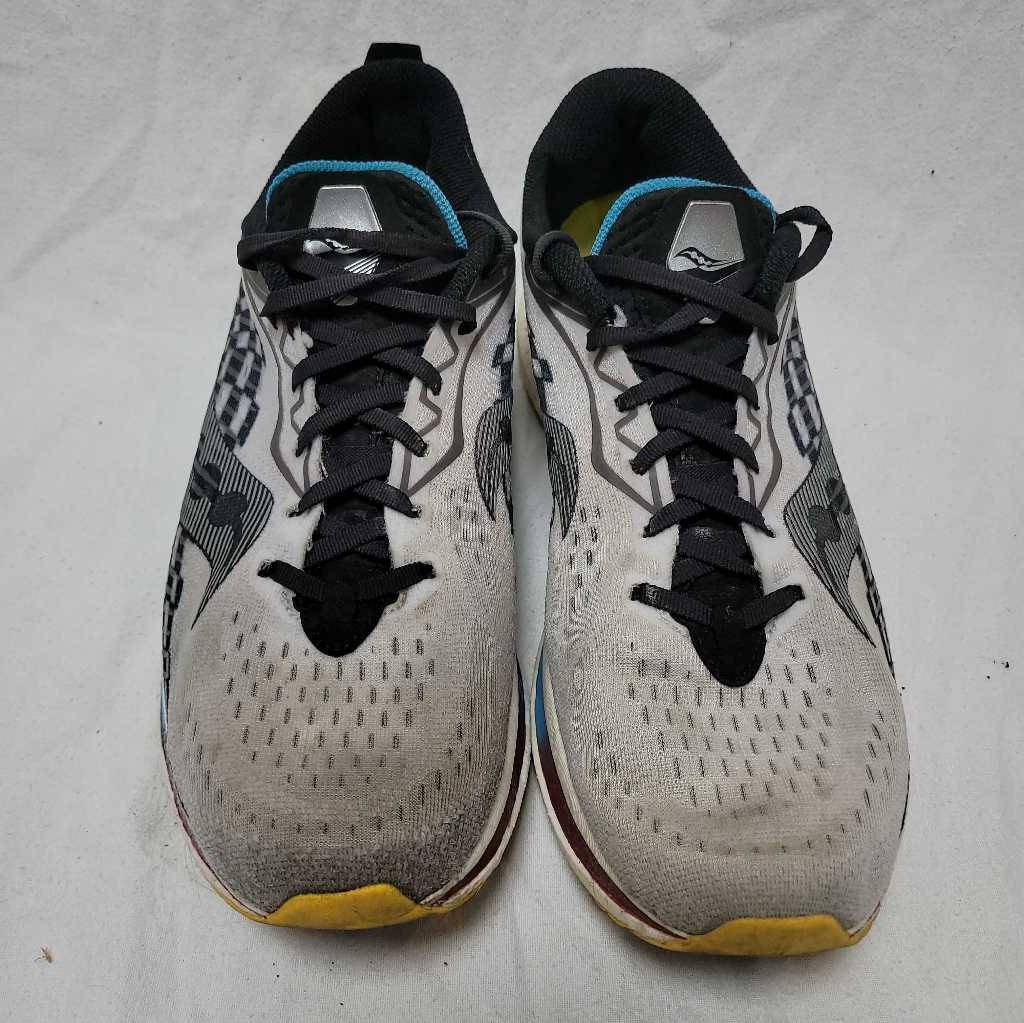 Saucony Mens Endorphin Speed 2 Running Shoes Black White  display picture 3