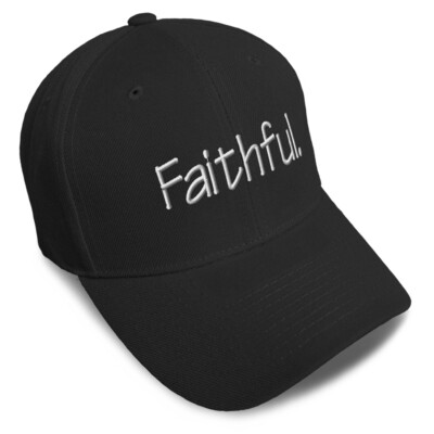 Baseball Cap Faithful Human Values Good Messages Dad Hats for Men & Women 1 Size