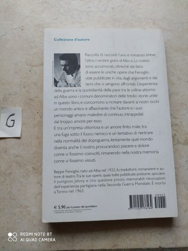 Libro I Ventitre Giorni Della Citta' Di Alba Beppe Fenoglio La Stampa Come Nuovo - Foto 2 di 3