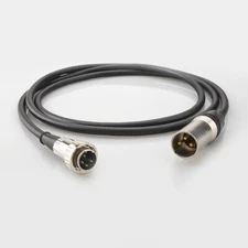 Naim 4 Pin Din Twist Lock to 3 Pin XLR Interconnect Cable For NAP 250 1 Meter