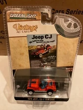 Greenlight Vintage Ad cars  1979  Jeep CJ-7 Renegade