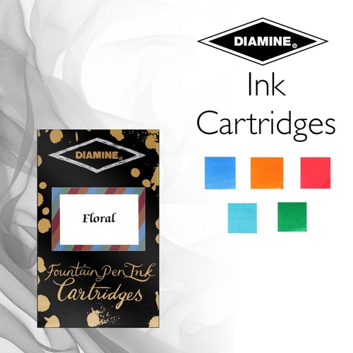 Diamine Ink Cartridges for fountain pens (Mixed Pack of 20 cartridges
