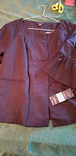 Brand New Tommy Hilfiger Jacket, Black, Size M 3/4 flair sleeves.