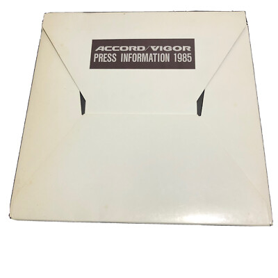 86-89 Honda Accord JDM Press Kit Brochure Catalog OEM 85 87 88 Aerodeck CA3 3G