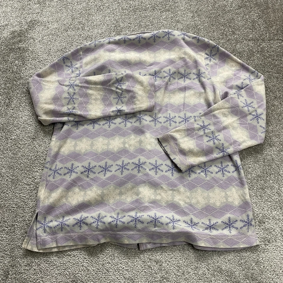 Conjunto de pijama Charter Club Intimates de 2 piezas para mujer mediano polar púrpura vacaciones Foto 4 de 4