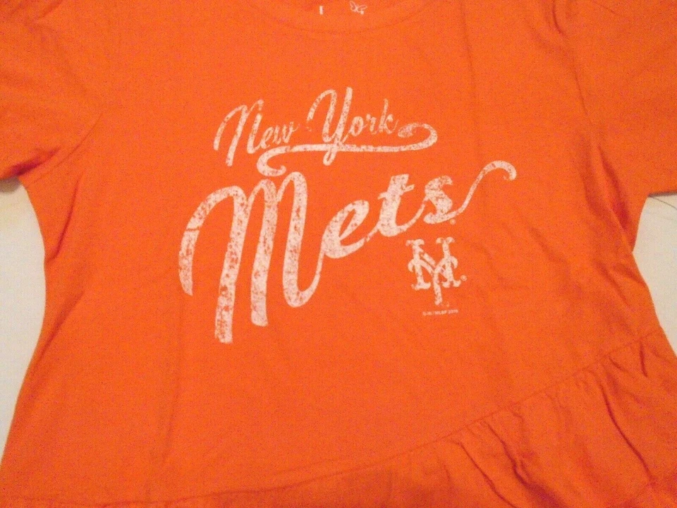 New York Mets Women's Touch by Alyssa Milano M Infield Tee Shirt 367 - Image 3 of 3