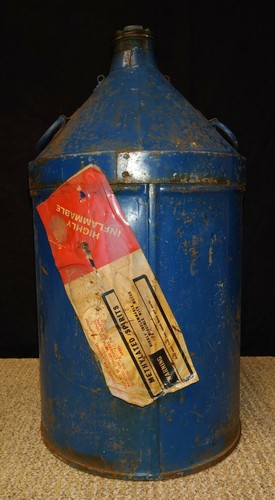 Vintage "Methcol" Industrial Metal Can Paraffin / Methalated Spirits Can - Picture 6 of 9