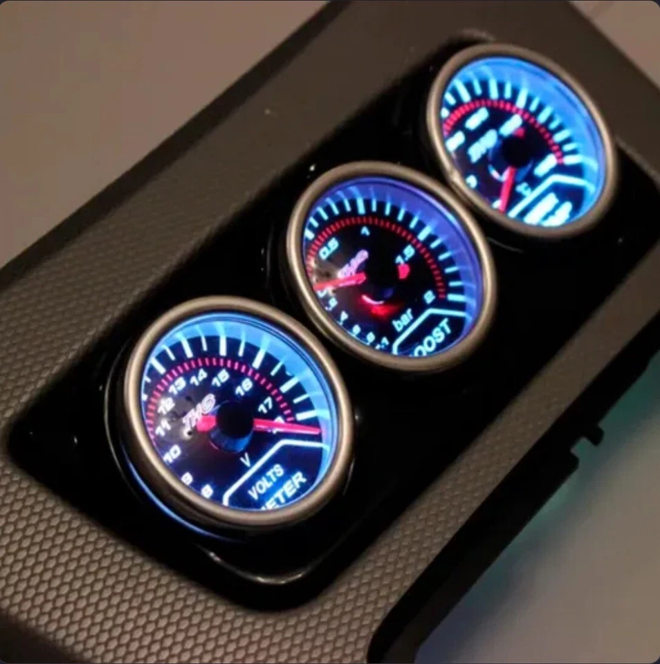 Support triple manomètre 52mm BMW E90 E91 E92 E93 - Photo 2/2