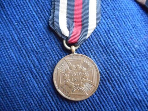 Z 39 FRANCO PRUSSIAN WAR MEDAL FOR COMBATANTS - Picture 1 of 2
