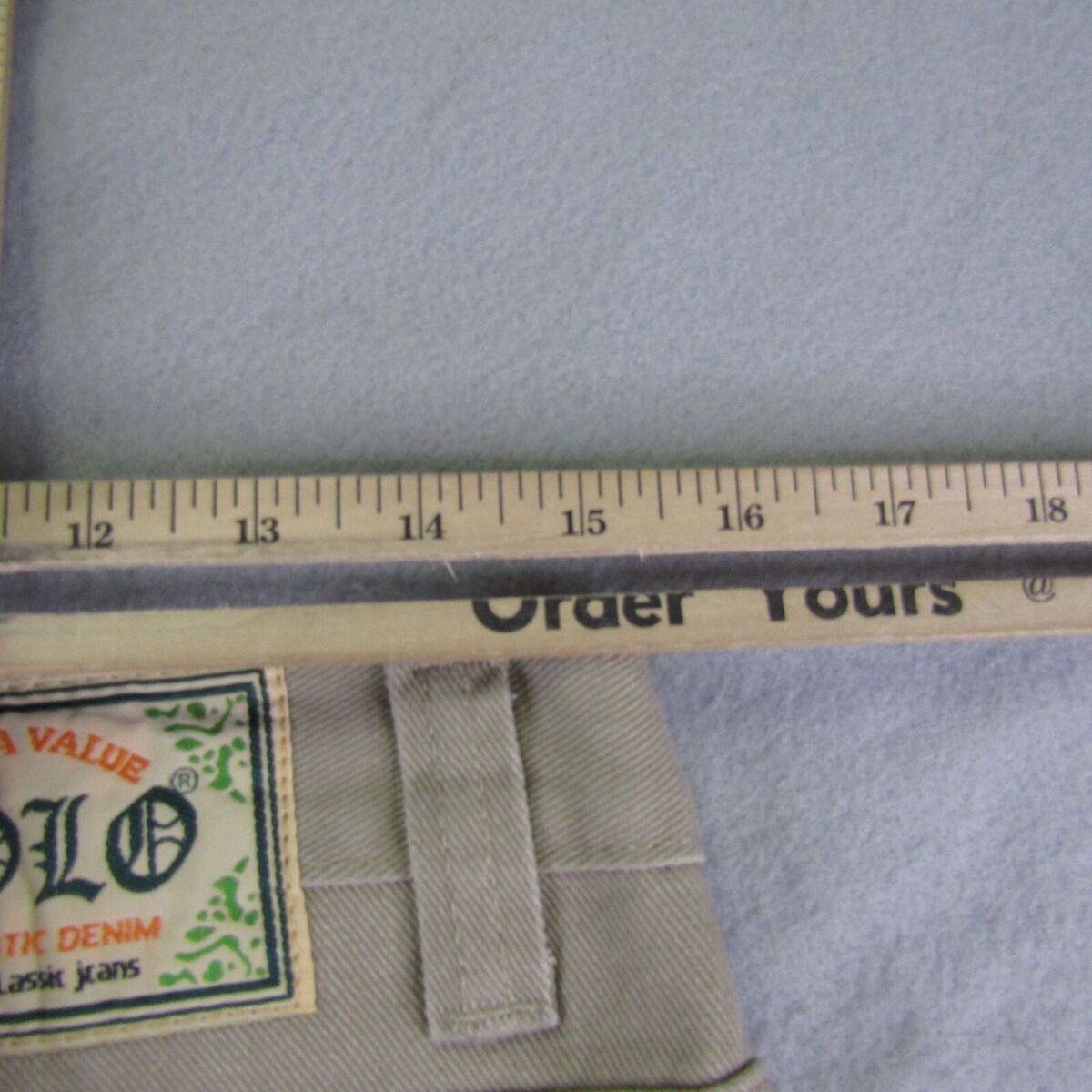 Vintage Solo Semore Jeans Men 30x30 Khaki Denim Baggy Vintage Solo Semore Jeans Men 30x30 Khaki Denim Baggy