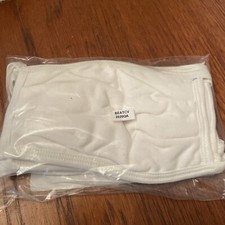 Cloth Face Covering Mask Set Of 5 White Masks Washable New