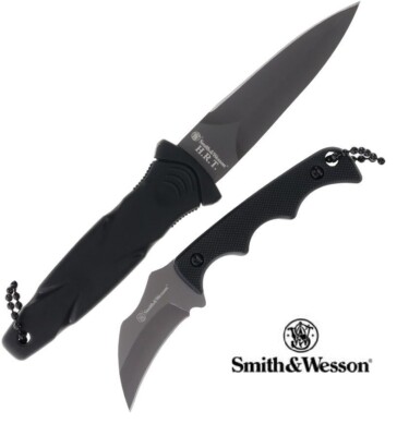 Smith & Wesson Neck and Boot Knife Combo HRT Black