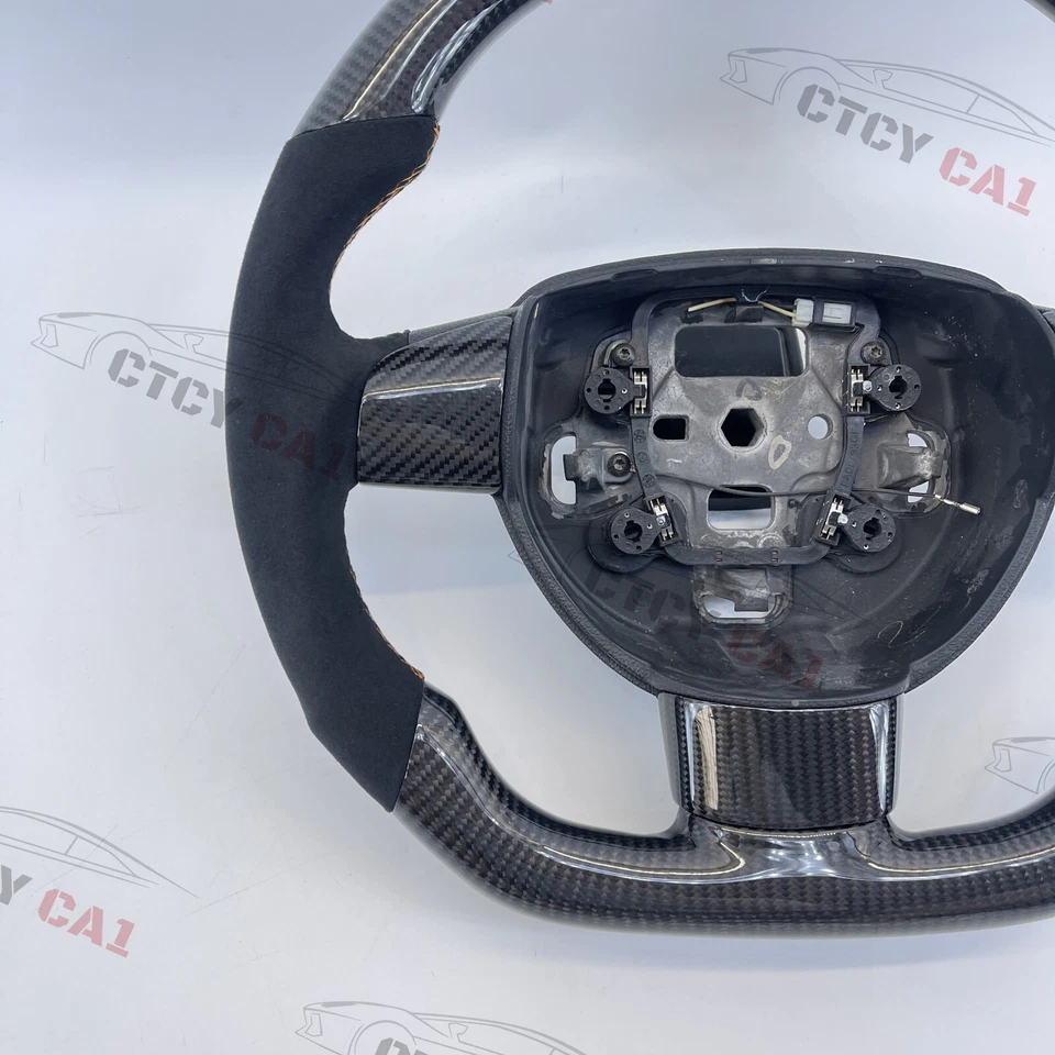 Custom Carbon Fiber Steering Wheel for Ford Focus MK2 ST225 — 第 2/4 张图片