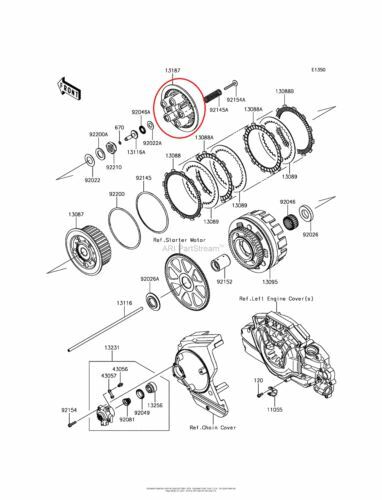 NEW OEM KAWASAKI VULCAN VOYAGER 1700 CLUTCH OPERATING PLATE NEW OEM KAWASAKI VULCAN VOYAGER 1700 CLUTCH OPERATING PLATE