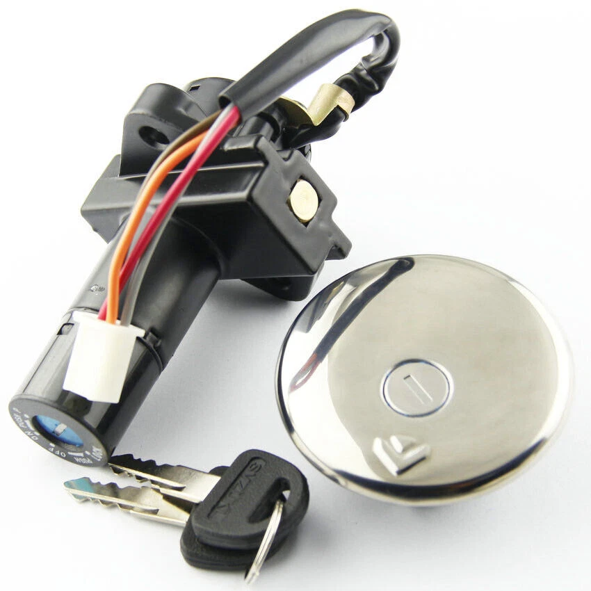 Juego de bloqueo de interruptor de llave de encendido para Suzuki GN250 1985-2001 Foto 3 de 4