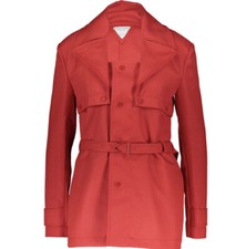 Bottega Veneta Womens Red Top Coat Size Uk 10