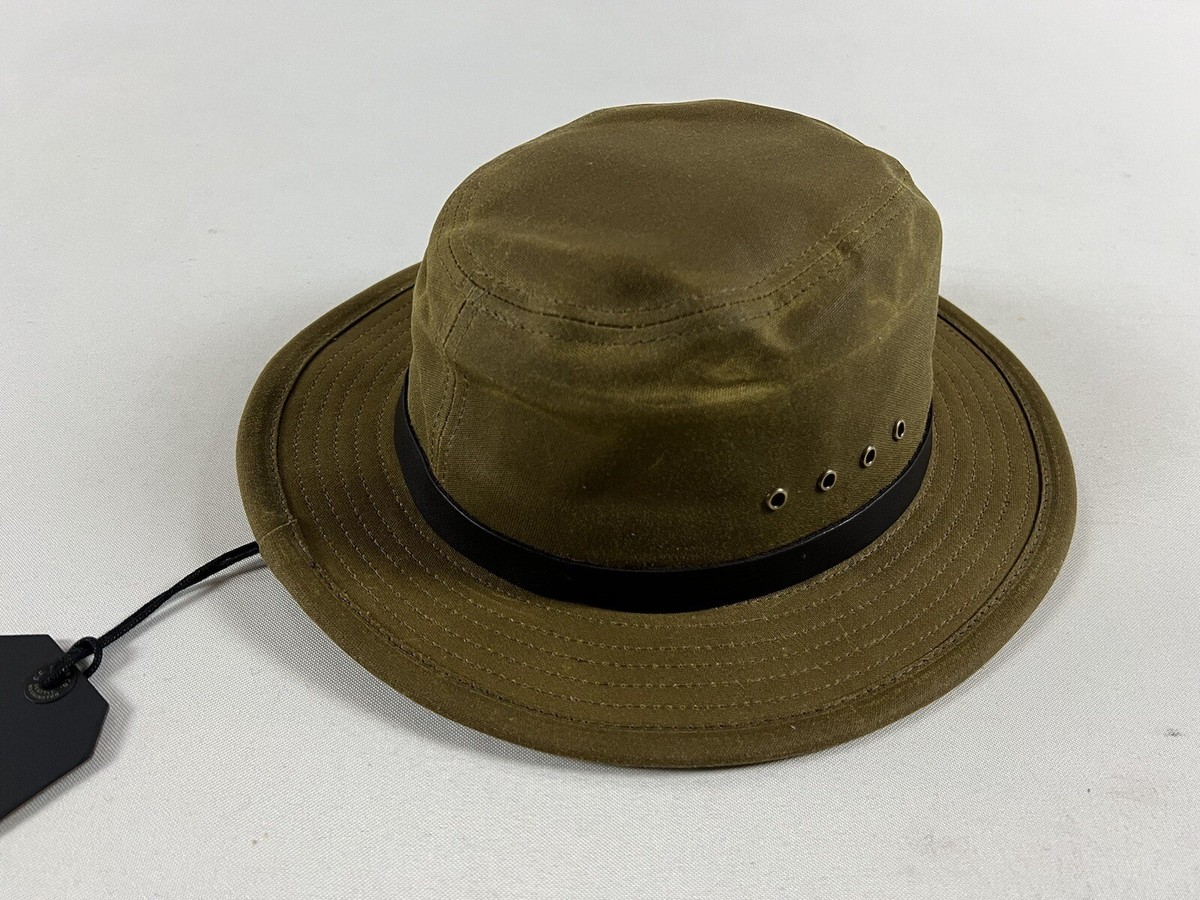 FILSON TIN CLOTH PACKER HAT DARK TAN XL NWT | eBay