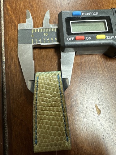 Rolex Daytona Genuine Lizard Turquoise Watch Straps 20mm/16mm 100mm BDB20 - Picture 10 of 16