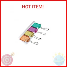 The Hillman Group 701277 Key Identification Tags and Organizer, 4-Pack, No Size,