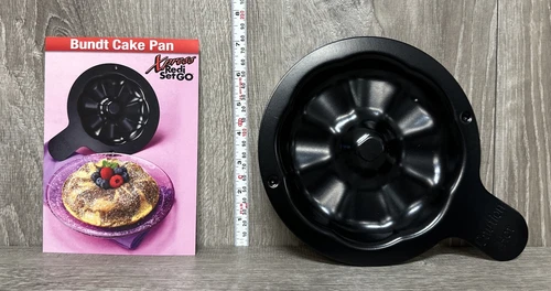 GT Xpress Redi Set Go Bundt Cake PAN Bonus Insert Grill Replacement W/ Menu Card