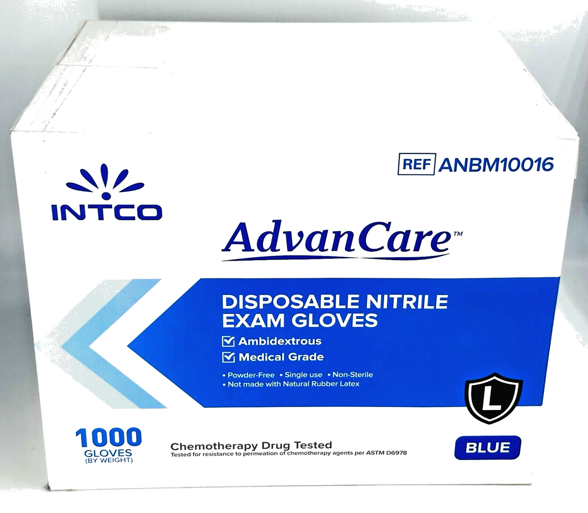 AdvanCare Nitrile Exam Gloves, Powder-Free, Medical Grade CASE
