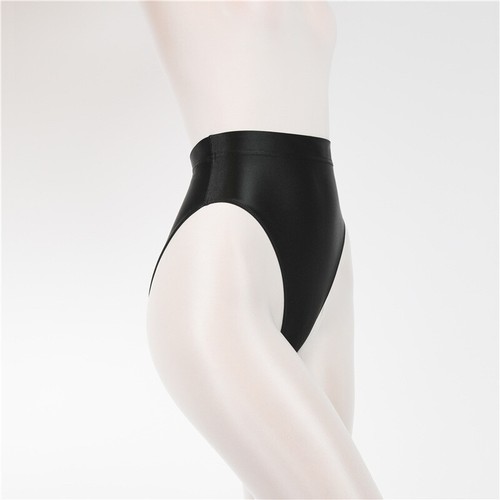 ❀Womens Mens Silky Shiny Satin Glossy Wet Look Knickers Briefs Underwear Panties - Picture 18 of 37