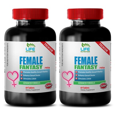 Aging Female Sex Booster Tabs - Female Fantasy 742mg - Saw Palmetto Powder 2B