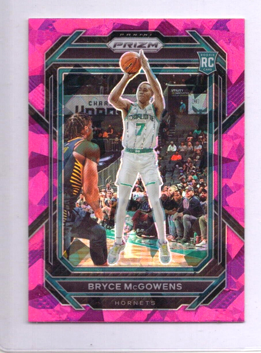 2022-23 Panini Prizm - Pink Ice Prizm #222 Bryce McGowens (RC)