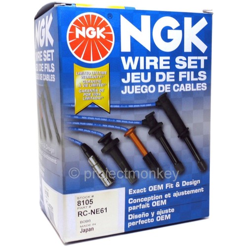 Cables de encendido de bujía de motor NGK RC-NE61 se adaptan a: Datsun 240Z 260Z 280Z 280ZX - Imagen 2 de 2