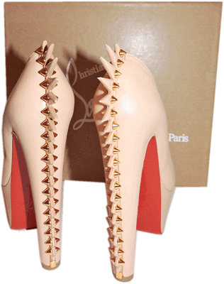 Christian Louboutin Pumps Platform Heels Spiked Red Sole